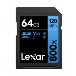 LEXAR PRO SD 800X 64GB CLASS 10 U3