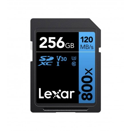 LEXAR PRO SD 800X 256GB CLASS 10 U3