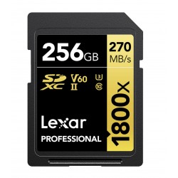 LEXAR PRO SD UHS-II 1800X 256GB CLASS 10 U3