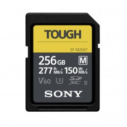 SONY SD SERIE M TOUGH UHS-II 256GB CL 10 V60 (jusqu'à 277MB/S en lecture et 150MB/S en écriture)