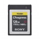SONY CFexpress SERIE G 128GB TYPE B (jusqu'à 1700MB/S en lecture et 1480MB/S en écriture)