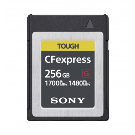 SONY CFexpress SERIE G 256GB TYPE B (jusqu'à 1700MB/S en lecture et 1480MB/S en écriture)