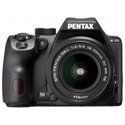 PENTAX K-70 BLACK DA 18-50mm f/4-5,6 DC WR RE KIT