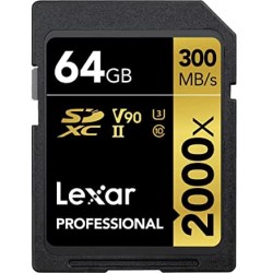 LEXAR PRO UHS-II 64GB SDXC 2000X